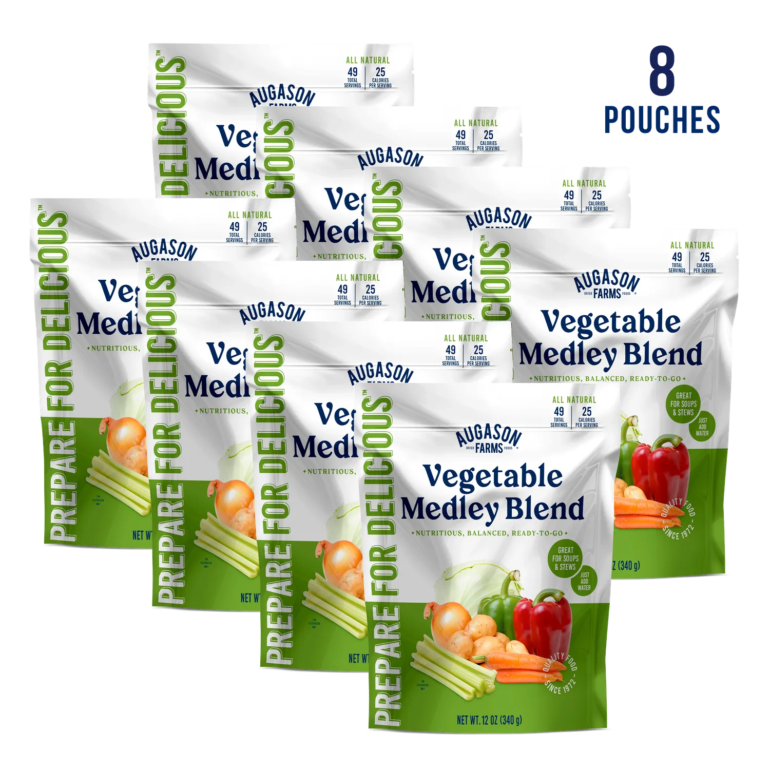 Vegetable Medley Blend Pouch – 49 Servings
