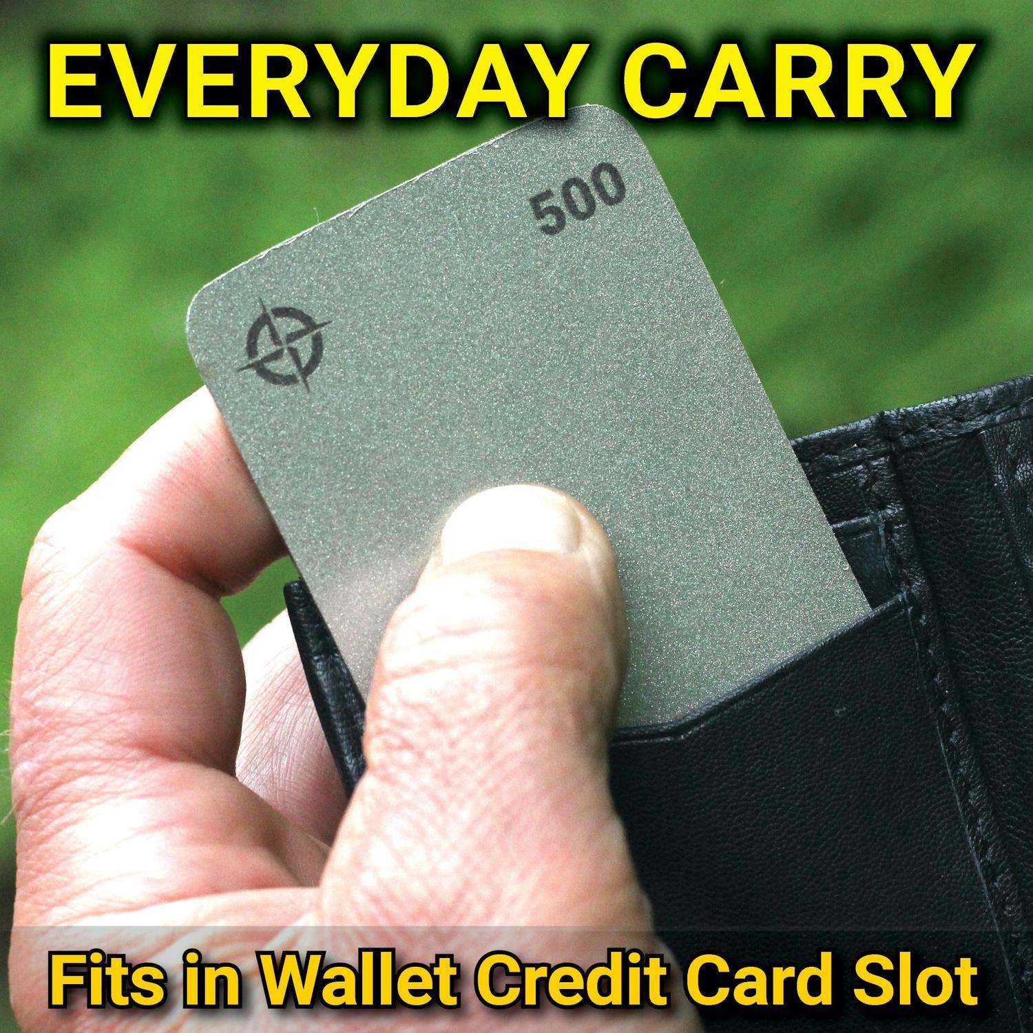 Wallet Carry / 4-in-1 EDC Diamond Field Sharpening System