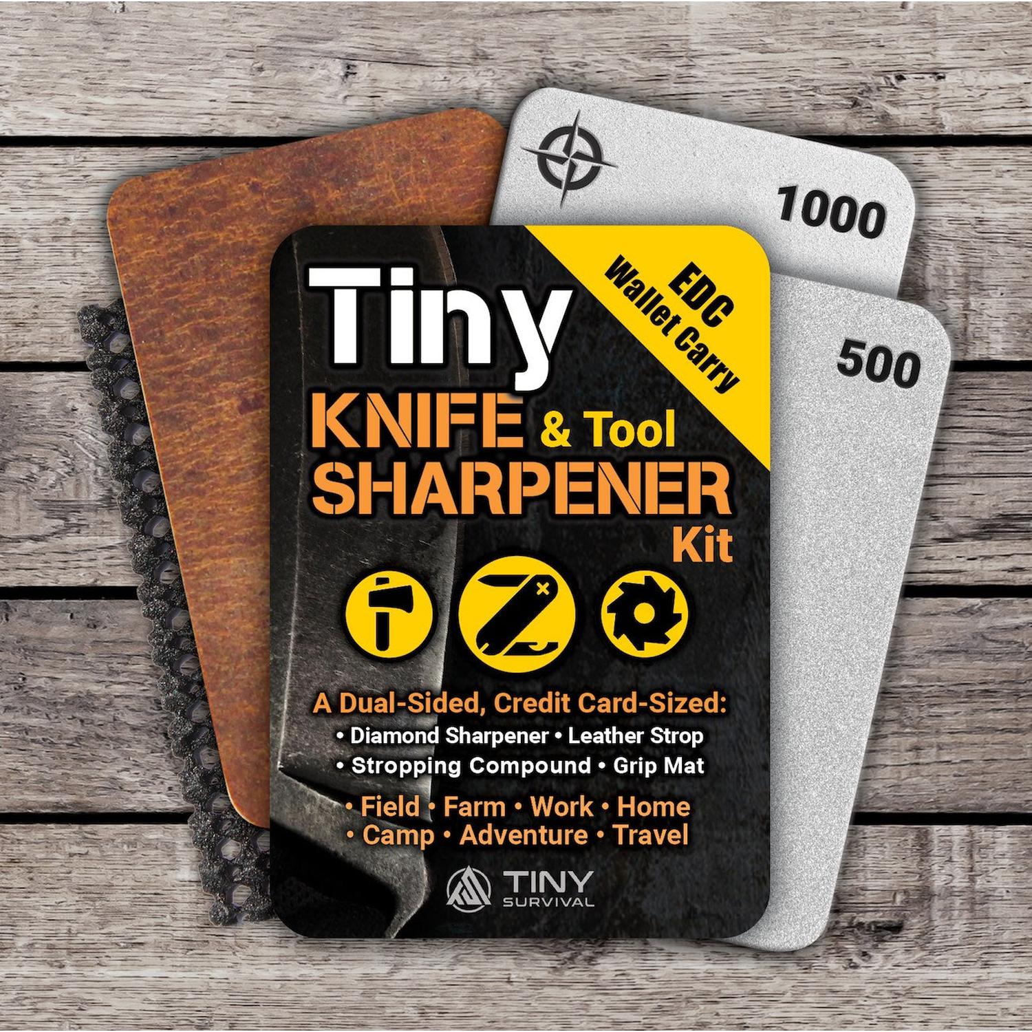 Wallet Carry / 4-in-1 EDC Diamond Field Sharpening System