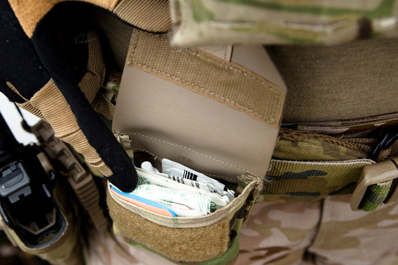 Boo Boo Kit Pouch shown filled