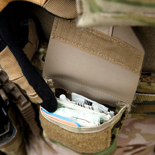 Boo Boo Kit Pouch shown filled