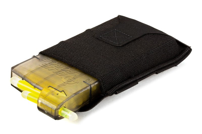Black MARCO MOLLE pouch with dispenser shown for fit; dispenser sold separately