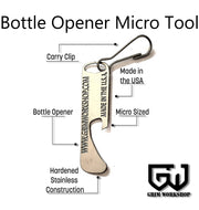 Grim Workshop Bottle Opener Micro Tool keychain tool