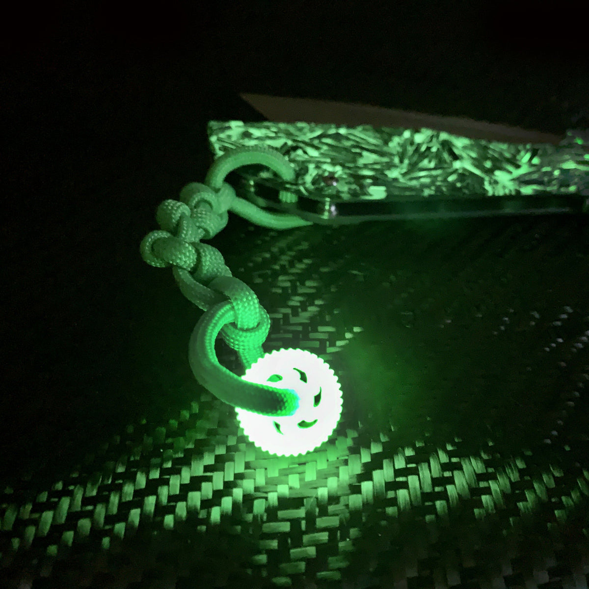 CountyComm UGM Glow Gear on a key ring