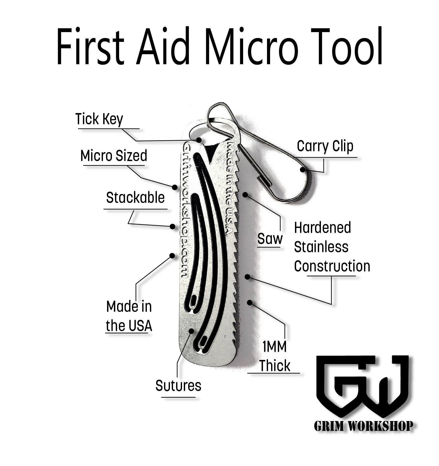 Grim Workshop First Aid Micro Tool for EDC