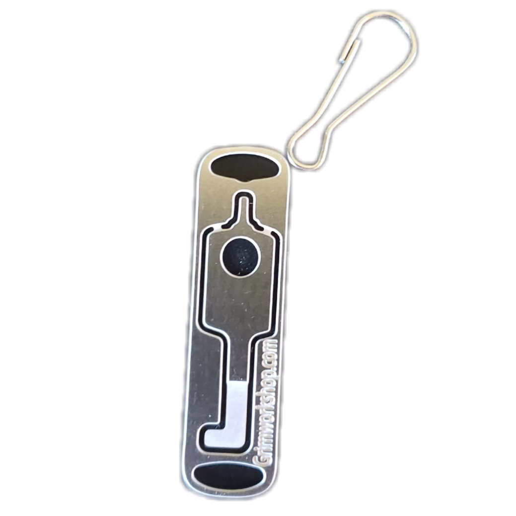 Grim Workshop Handcuff Key Micro Tool, flat concealed handcuff key