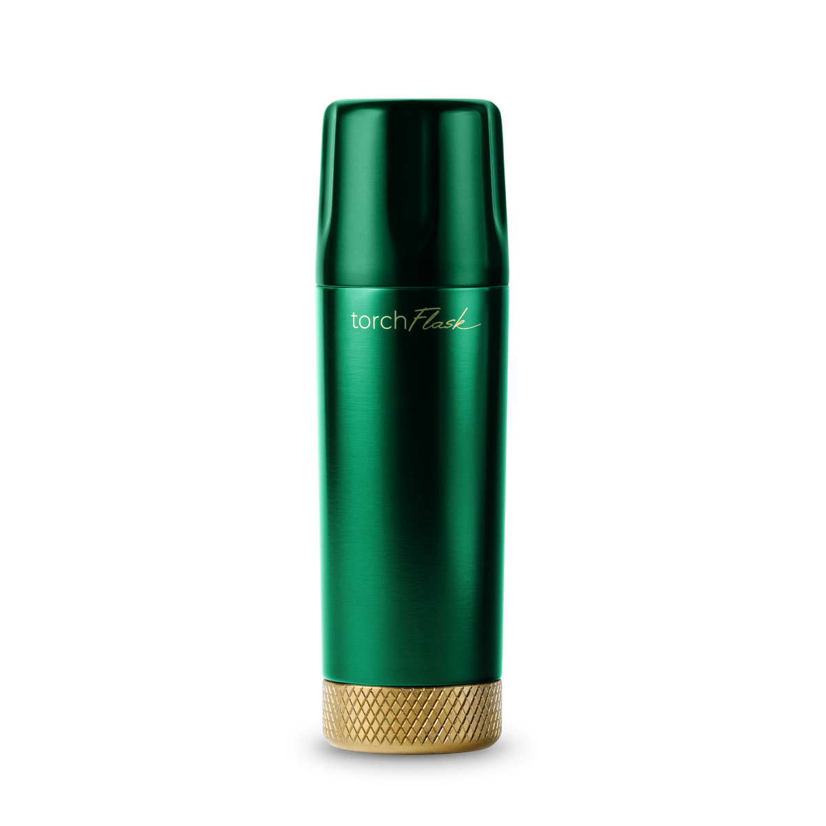 British Racing Green High Camp Torch Flask with flip lid