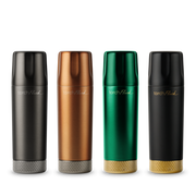 High Camp Torch Flask with flip lid in five available finishes