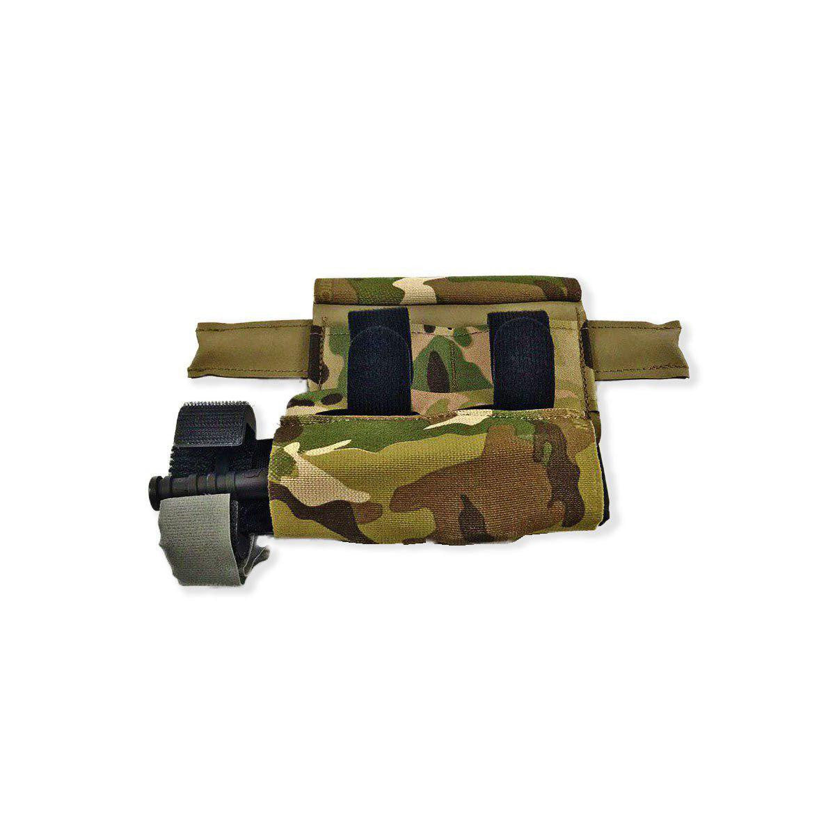 The Hammock mounted alongside a belt-mount Micro Trauma Kit