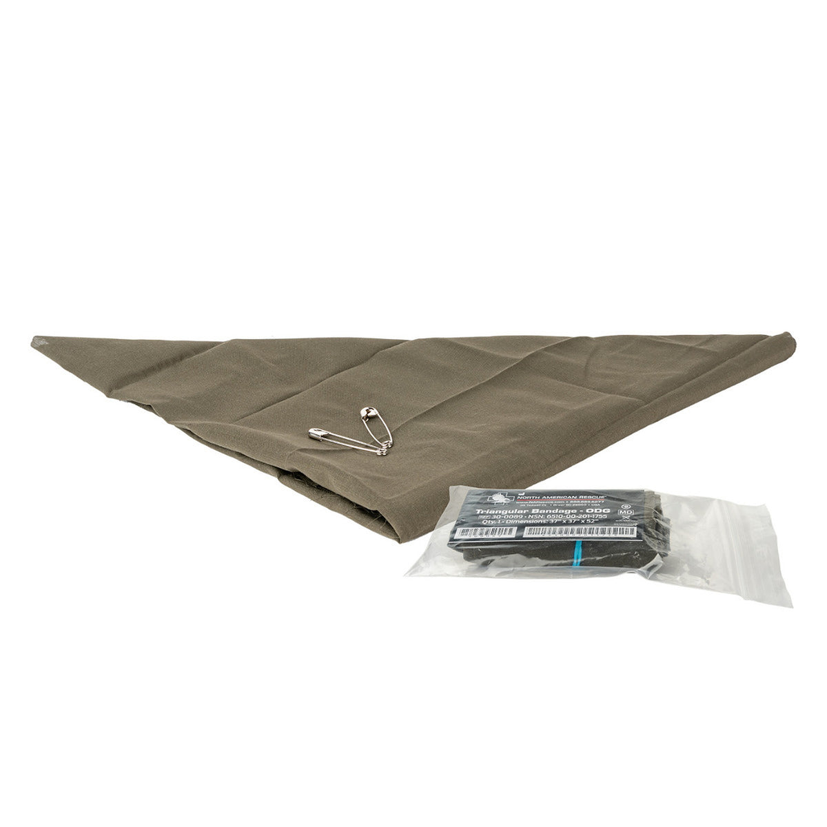 NAR Triangular Bandage opened with package