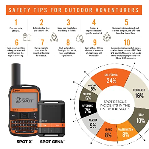 SPOT X Portable Two-Way Satellite Messenger with Bluetooth